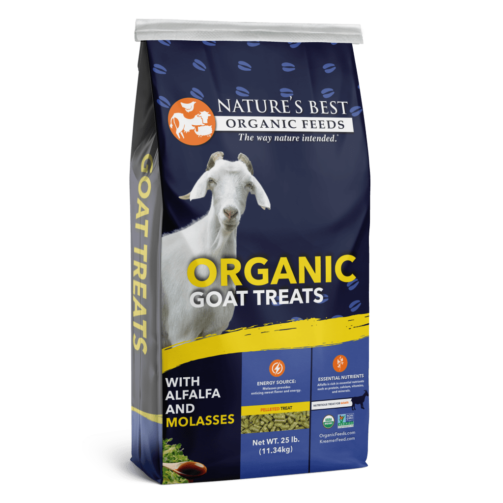Organic Goat Treats With Alfalfa and Molasses