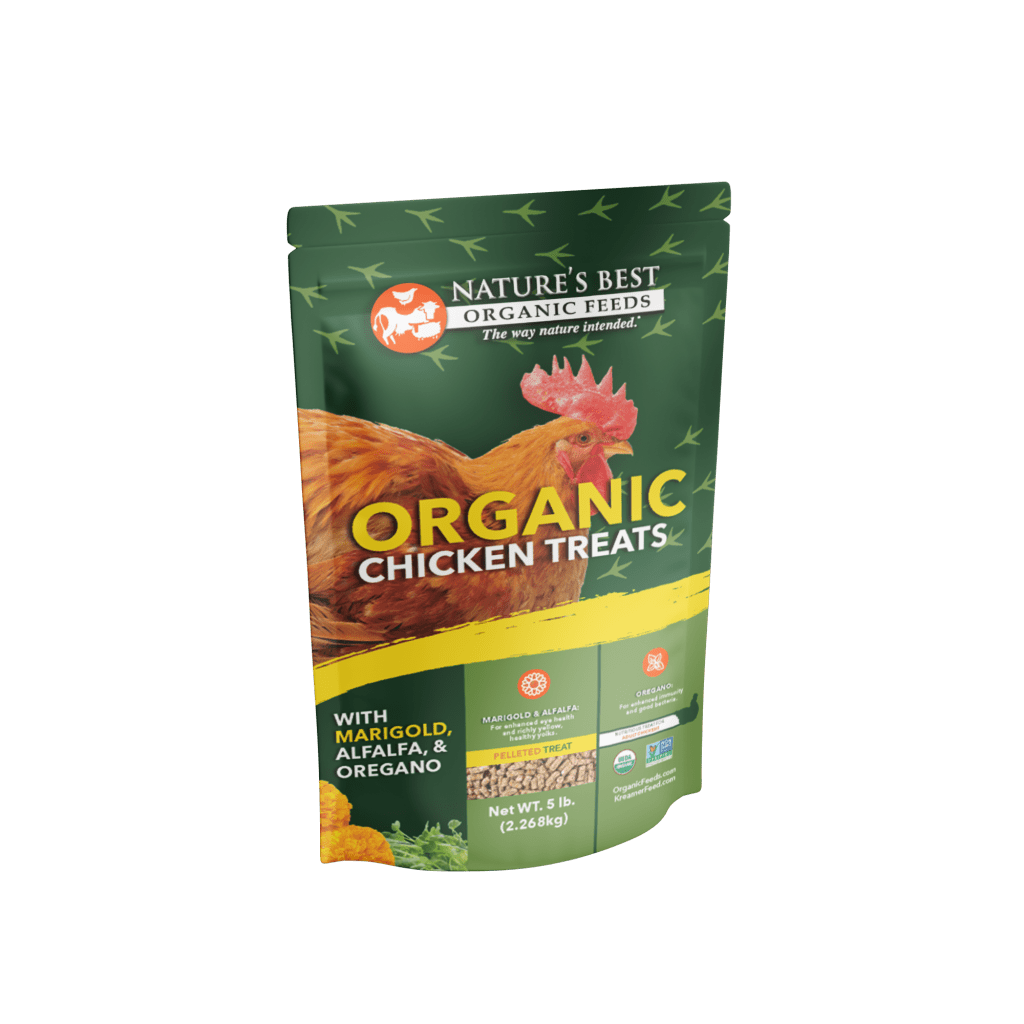 Organic Chicken Treats with Marigold, Alfalfa, & Oregano