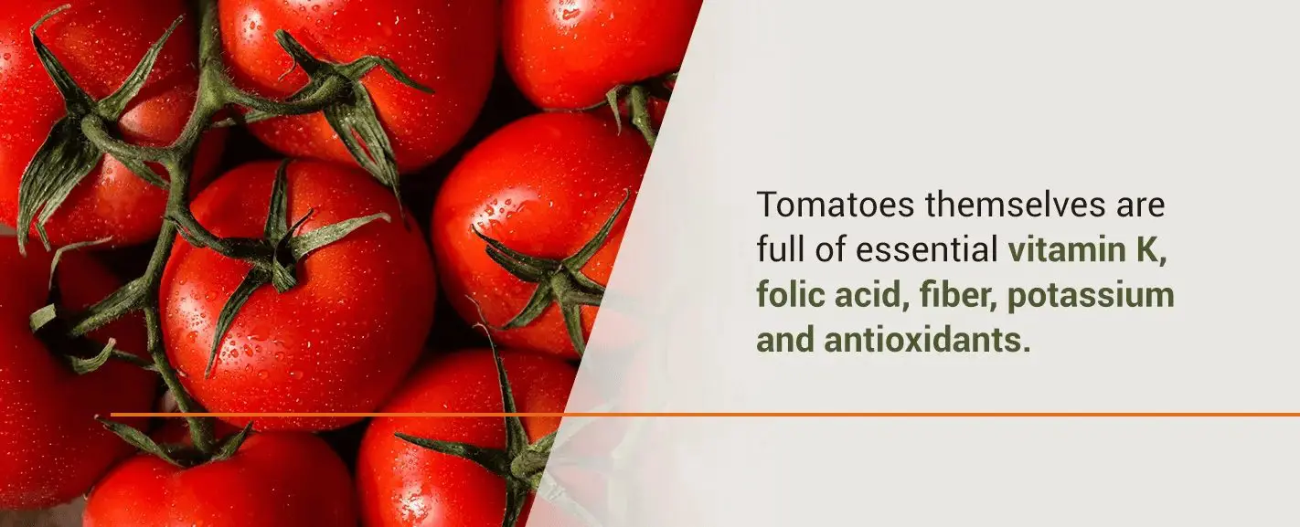  los tomates están llenos de vitaminas esenciales