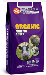 organic adult mini pig feed