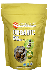 Organic Duck Crumbles bag